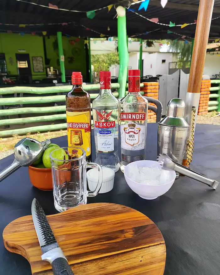 Bebidas, chopp e caipirinhas - Sapezeiros Bike