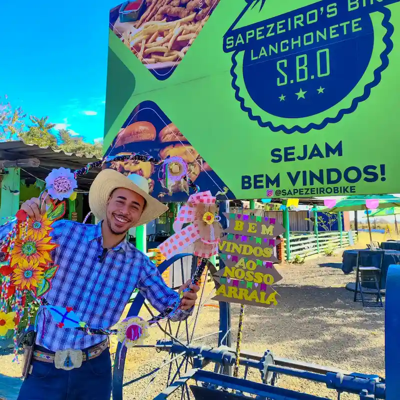 Proprietário do Sapezeiros Bike, restaurante em Santa Bárbara d'Oeste